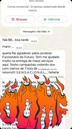 Depoimento de aluno