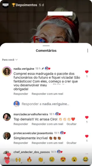 Depoimento de aluno