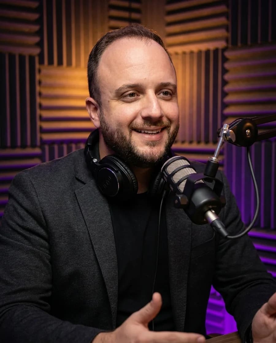 Estúdio de podcast